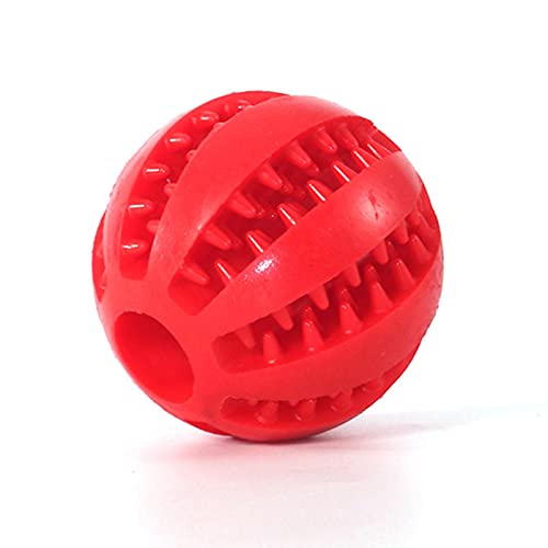 Spielzeug für Hunde Ball Interaktives Spielzeug Hundekauspielzeug Zahnreinigungselastizität Kleines großes Hundespielzeug Gummi-Haustierball-Spielzeug von MENGDIYAQIAN