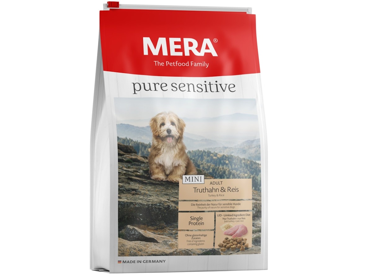 mera pure sensitive MINI Truthahn/Reis Hundetrockenfutter von Mera Dog