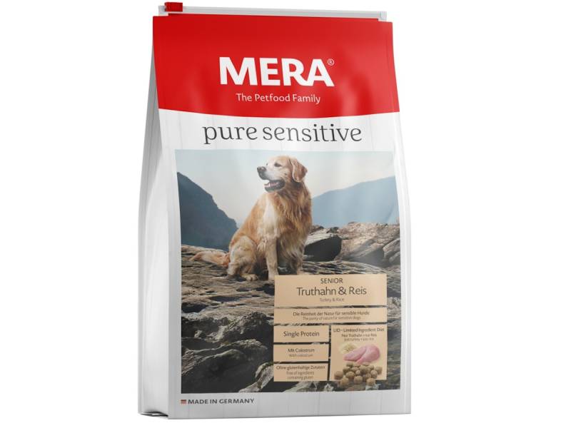 mera pure sensitive Senior Truthahn/Reis Hundetrockenfutter von Mera Dog