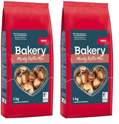 MERA Bakery Meaty Rolls Mix 1kg (Packung mit 2) von MERA