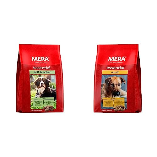 MERA Essential Soft Brocken, Hundefutter trocken für alle Hunderassen & Essential Univit, Hundefutter trocken für alle Hunderassen von MERA