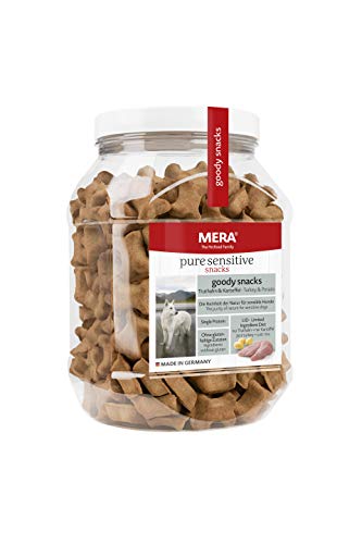 MERA Pure Sensitive Goody Snack Truthahn & Kartoffel Hundeleckerlies - 6er Pack, 3.6 kg von MERA