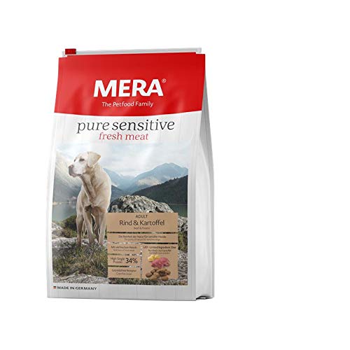 Mera Dog Pure Sensitive Fresh Meat Rind & Kartoffel 1 kg von MERA
