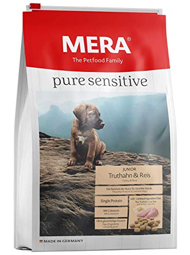 Mera Dog Pure Sensitive Junior Truthahn & Reis 1 kg von MERA