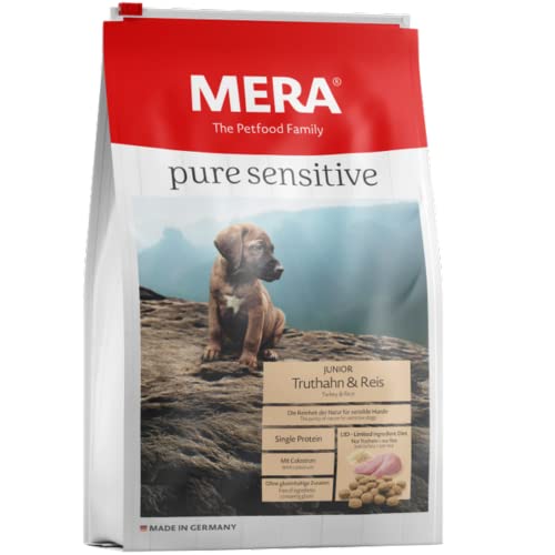 Mera Dog Pure Sensitive Junior Truthahn & Reis 1 kg von MERA