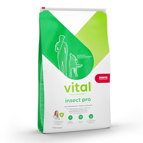 MERAVITAL Insect Pro Hundefutter trocken (3kg), hypoallergenes Diätfutter bei Allergien und Unverträglichkeiten, getreidefreies Insektenfutter für Hunde von MERAVITAL Einfach gesund füttern