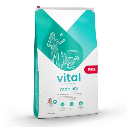 MERAVITAL Mobility Hundefutter trocken (10kg) - zur Unterstützung der Gelenkgesundheit, Trockenfutter für ausgewachsene Hunde mit entzündlichen Gelenkerkrankungen von MERAVITAL Einfach gesund füttern