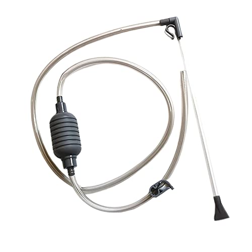 Aquarium Wasser Vakuum Siphon Pumpe Silikonschlauch Staubsauger Siphon Staubsauger Kiesreiniger für Fäkalienreinigung Sandreinigung - 186cm von MERIGLARE