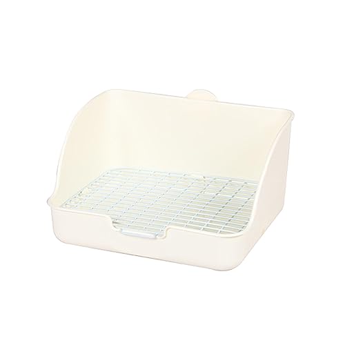 Generic Kaninchentoilette, quadratisch, Hamster, Meerschweinchen, Hase, Haustiertoilette, Kleintier-Toilette, Bettwäsche, Käfig, Töpfchen - Weiß Generic Kaninchentoilette, quadratisch, Hamster, Meerschweinchen, Hase, Haustiertoilette, Kleintier-Toilette, Bettwäsche, Käfig, Töpfchen - Weiß von Generic