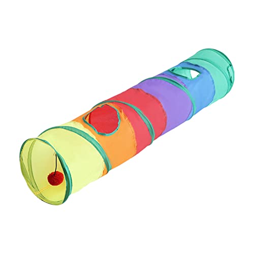 Generic Katzentunnel Tube Pet zusammenklappbares Spielzeugkätzchen mit Ballspielzelt für Heimtierbedarf von MERIGLARE