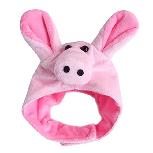 Hund Katze Hut Winter Lustige Kopfbedeckung für Hündchen Dress Up - Schwein Hund Katze Hut Winter Lustige Kopfbedeckung für Hündchen Dress Up - Schwein von MERIGLARE
