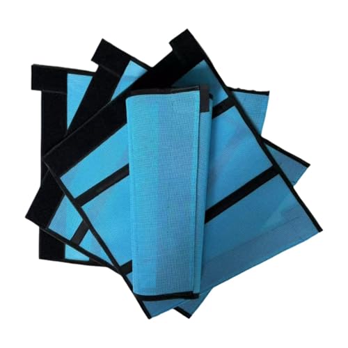 MERIGLARE 4X Mesh Fliegengamaschen für Pferde, Atmungsaktiv, Locker Sitzende Leggings von MERIGLARE