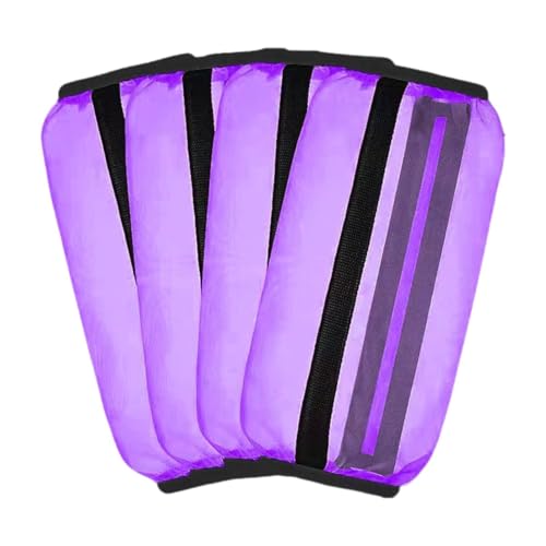MERIGLARE 4er Set Fliegenstiefel für Pferde, Beinwickel für Schutz, Violett von MERIGLARE