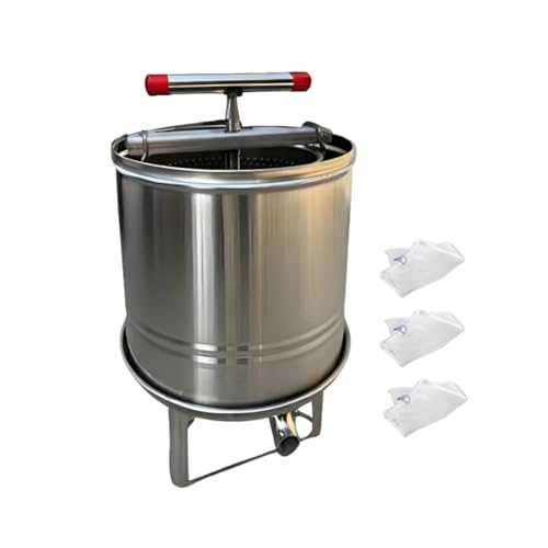 MERIGLARE Großer Honigpresser, Manueller Haushalts Honigbrecher, Robuste Mehrzweck Obstpresse Zur Herstellung von Gemüse, Wabentrauben, 3 Filterbeutel MERIGLARE Großer Honigpresser, Manueller Haushalts Honigbrecher, Robuste Mehrzweck Obstpresse Zur Herstellung von Gemüse, Wabentrauben, 3 Filterbeutel von MERIGLARE