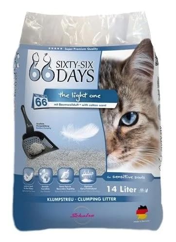 66 Days Cotton Light Kattenbakvulling-14 LTR von MERKLOOS