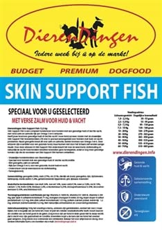 Budget Premium Dogfood Skin Support Fish-12.5 KG von MERKLOOS