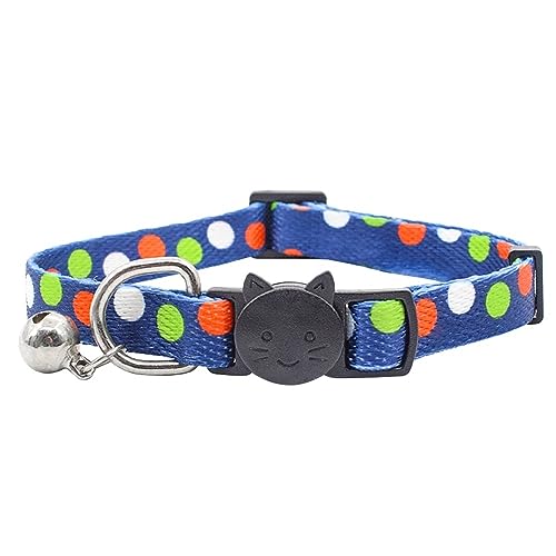 Katzenhalsband, 1 Stück Katzenhalsbänder mit Glocke, 21-34 cm Katzen Verstellbar Katzen halsbänder mit Sicherheitsverschluss für kleine Katze Hunde von MEROURII