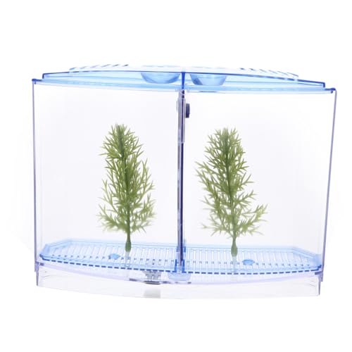 MERRYHAPY Betta-Box Aquarium- Brutbecken Für Fische Hamsterkäfige Mini Fischaquarium Fischzuchtnetz Dekorationen Für Aquarien Klares Aquarium Fisch Aquarien Blue Leichter Kunststoff MERRYHAPY Betta-Box Aquarium- Brutbecken Für Fische Hamsterkäfige Mini Fischaquarium Fischzuchtnetz Dekorationen Für Aquarien Klares Aquarium Fisch Aquarien Blue Leichter Kunststoff von MERRYHAPY