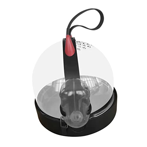MERRYHAPY Tragbarer Hamster-reisekäfig Griff-Design Für Den Außenbereich Kleiner Nagetierträger Schwarz von MERRYHAPY