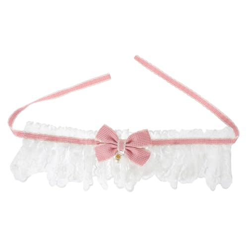 MERRYHAPY Verstellbare Kätzchen Halskette Spitze Katzenhalsband Haustierhalsband Schmuck von MERRYHAPY
