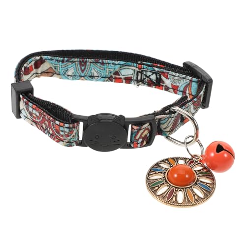 MERRYHAPY Entzückendes Haustierhalsband Mit Glöckchen Vintage- Für Kätzchen-Accessoires Hundehalsband Kätzchenhalsbänder Modische Haustier-Halskette von MERRYHAPY