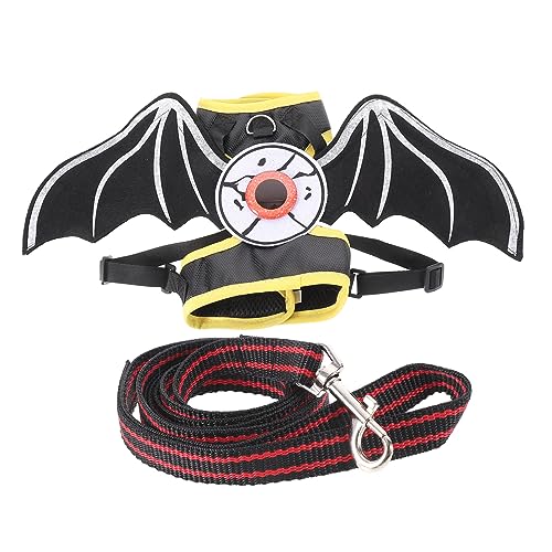 MERRYHAPY Katzenweste Im Fledermausstil Katzengeschirr Und Leine Geschirr-Set Zum Gassigehen Mit Haustieren MERRYHAPY Katzenweste Im Fledermausstil Katzengeschirr Und Leine Geschirr-Set Zum Gassigehen Mit Haustieren von MERRYHAPY