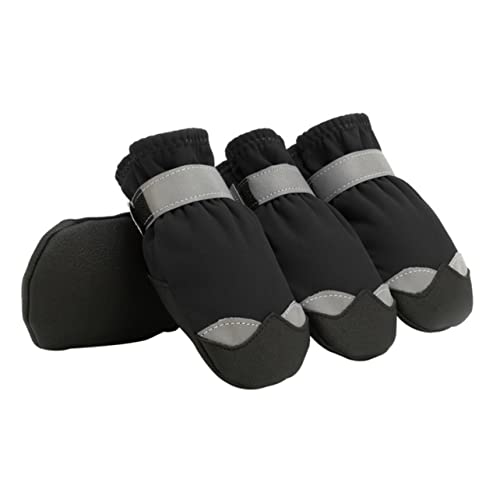 MERRYHAPY wasserdichte Hundestiefel für den Winter Pfotenschutz rutschfeste Sohle frostsichere Antikollisionsschuhe für Hunde MERRYHAPY wasserdichte Hundestiefel für den Winter Pfotenschutz rutschfeste Sohle frostsichere Antikollisionsschuhe für Hunde von MERRYHAPY