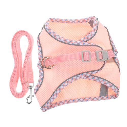 MERRYHAPY Hundegeschirr und Leine Set Trainingsgeschirr für Hunde Leichtes Polyester Reflektierend Verstellbar XXS MERRYHAPY Hundegeschirr und Leine Set Trainingsgeschirr für Hunde Leichtes Polyester Reflektierend Verstellbar XXS von MERRYHAPY