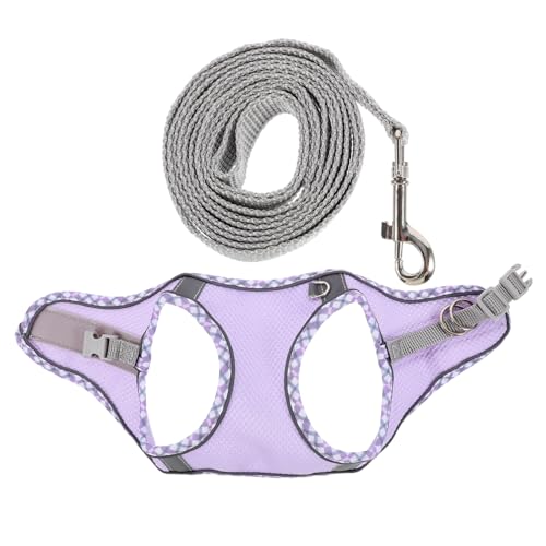 MERRYHAPY 1 Satz Katzenleinenweste Hundeleine Katzenklo Tragbares Welpengeschirr Kleines Geschirr Für Hunde Hundewelpenweste Geschirr Für Kleine Hunde Haustier Hund Zubehör Violett Polyester MERRYHAPY 1 Satz Katzenleinenweste Hundeleine Katzenklo Tragbares Welpengeschirr Kleines Geschirr Für Hunde Hundewelpenweste Geschirr Für Kleine Hunde Haustier Hund Zubehör Violett Polyester von MERRYHAPY