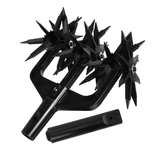 MERRYHAPY 1 Set Garten-kreiselgrubber, Garten-bodenvertikutierer, Kreiselgrubber, Manuelle Bodenfräse, Garten-bodenvertikutierer, Zum Nachsäen Von Gras, Bodenmischen, Auflockern des Bodens von MERRYHAPY