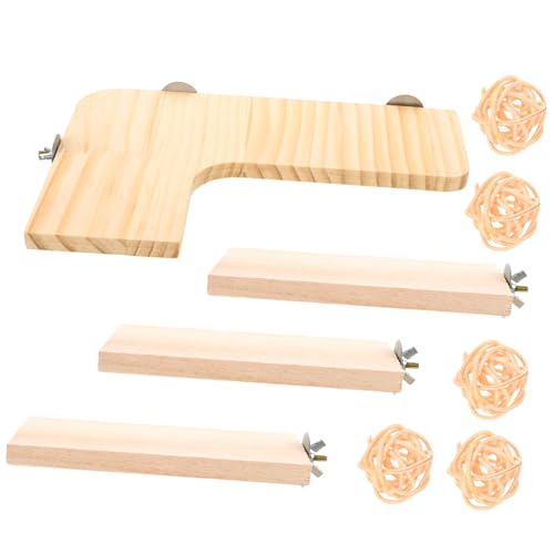 MERRYHAPY 10 Stücke Set Von Holz Plattform Papagei Klettern Bord Pet Springen Stehen Für Hamster MERRYHAPY 10 Stücke Set Von Holz Plattform Papagei Klettern Bord Pet Springen Stehen Für Hamster von MERRYHAPY