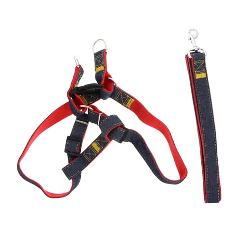 MERRYHAPY Atmungsaktives Robustes 2-teiliges Hundewesten-Set Mit Haustier-zugseil Bis Große Größe Für Welpen Und Hunde MERRYHAPY Atmungsaktives Robustes 2-teiliges Hundewesten-Set Mit Haustier-zugseil Bis Große Größe Für Welpen Und Hunde von MERRYHAPY