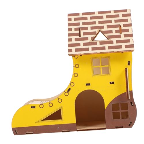 MERRYHAPY Klettergerüst Für Hamster – Sicheres Kauspielzeug Aus Holz Für EIN Gesundes Wachstum des Haustiers von MERRYHAPY