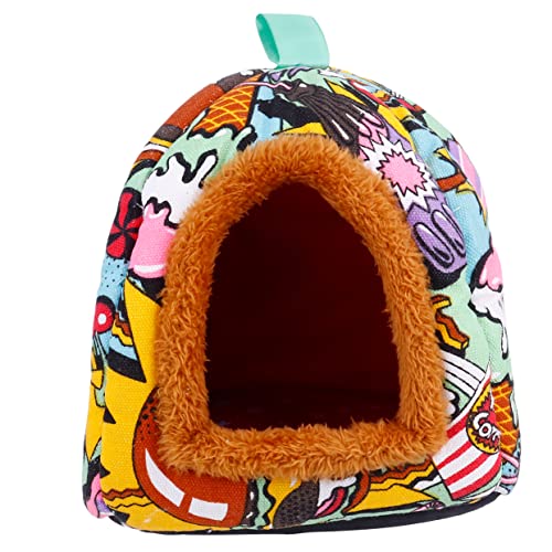 MERRYHAPY 1stück Kreatives Haustier-Nest Für Hamster Abnehmbares Und Warmes Schlafbett Mit Erdbeer-Design Für Kleine Tiere Wie Hamster Und Meerschweinchen Bequem Und Atmungsaktiv MERRYHAPY 1stück Kreatives Haustier-Nest Für Hamster Abnehmbares Und Warmes Schlafbett Mit Erdbeer-Design Für Kleine Tiere Wie Hamster Und Meerschweinchen Bequem Und Atmungsaktiv von MERRYHAPY