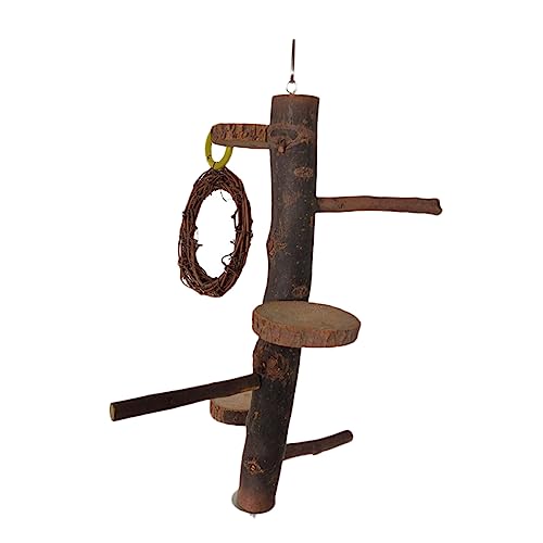 MERRYHAPY 1 Stück Papagei Stehender Rack Handgemachte Natürliche Papageiständer Vogelzubehör MERRYHAPY 1 Stück Papagei Stehender Rack Handgemachte Natürliche Papageiständer Vogelzubehör von MERRYHAPY