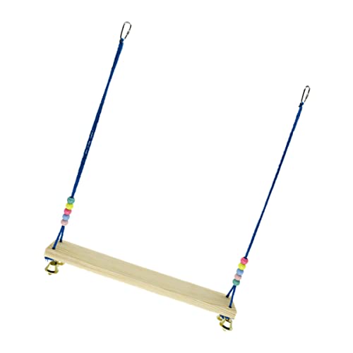 MERRYHAPY Spielzeug Für Papagei Vogel Spielplatz Mit Schaukel Hölzernes Papageienspielzeug Zubehör Für Haustier MERRYHAPY Spielzeug Für Papagei Vogel Spielplatz Mit Schaukel Hölzernes Papageienspielzeug Zubehör Für Haustier von MERRYHAPY