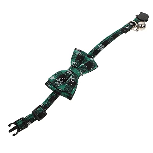 MERRYHAPY Katzenhalsband Weihnachts-katzenhalsband Haustier-Accessoire Hundehalsband Weihnachts-Haustier-Halskette Baumwoll-Polyester-Material MERRYHAPY Katzenhalsband Weihnachts-katzenhalsband Haustier-Accessoire Hundehalsband Weihnachts-Haustier-Halskette Baumwoll-Polyester-Material von MERRYHAPY