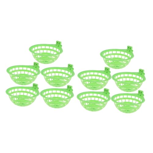 MERRYHAPY 10 STK lebendes Papageiennest vogelkäfig pet Supplies Pigeon Birdcage pombären Kanarienkäfig für Papageien Papageiennest Papageiennest Vogel s Papageienzubehör Vogelzubehör Green MERRYHAPY 10 STK lebendes Papageiennest vogelkäfig pet Supplies Pigeon Birdcage pombären Kanarienkäfig für Papageien Papageiennest Papageiennest Vogel s Papageienzubehör Vogelzubehör Green von MERRYHAPY