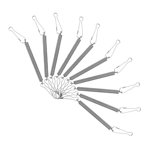 MERRYHAPY 10 Stück Metall-federhaken Für Kaninchen- Und Hamsterkäfige, Sicherer Clip Für Kleintiergehege, Käfigbefestigung Für Trinkflaschen von MERRYHAPY