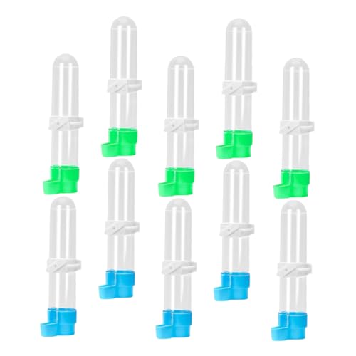 MERRYHAPY 10-teiliger Vogel-wasserspender: 120 Ml Papageien-wasserspender – Automatischer Vogelkäfig-Trinker – Hängender Transparenter Tränkespender Für Sittiche, Wellensittiche, MERRYHAPY 10-teiliger Vogel-wasserspender: 120 Ml Papageien-wasserspender – Automatischer Vogelkäfig-Trinker – Hängender Transparenter Tränkespender Für Sittiche, Wellensittiche, von MERRYHAPY