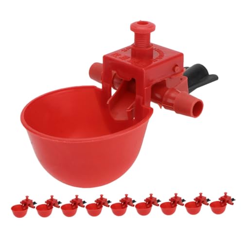 MERRYHAPY Pcs Kunststoff Huhn Wasser Tasse Taube Vogel Wasser Dispenser Dekorative Praktische Vogel Zubehör von MERRYHAPY
