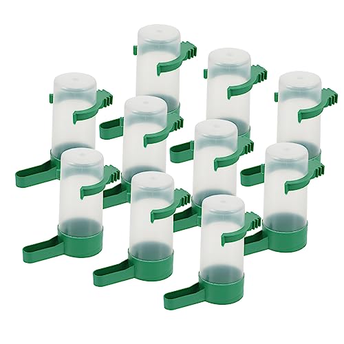 MERRYHAPY Haustier-wassernapf-Set 10-teilig Vogel-trinkbecher Automatischer Trinkbrunnen Für Papageien Käfig Vogelfutterspender Zubehör MERRYHAPY Haustier-wassernapf-Set 10-teilig Vogel-trinkbecher Automatischer Trinkbrunnen Für Papageien Käfig Vogelfutterspender Zubehör von MERRYHAPY