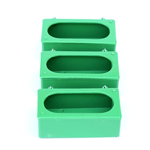 MERRYHAPY 10Stücke Splash Vogel Futterautomat für Tauben und Kleine Hängender Futterspender zu Reinigen für Papageien Wellensittiche und Nymphensittiche von MERRYHAPY
