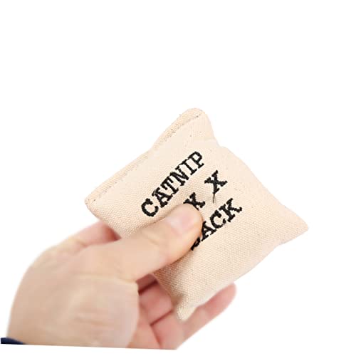 MERRYHAPY 10er-Pack Katzenminze-Katzenspielzeug Plüsch mit Baumwolle gefüllter Canvassack Katzenminze-Spielzeug für Heimtierbedarf zufälliger Stil Khaki bruchfest bequem MERRYHAPY 10er-Pack Katzenminze-Katzenspielzeug Plüsch mit Baumwolle gefüllter Canvassack Katzenminze-Spielzeug für Heimtierbedarf zufälliger Stil Khaki bruchfest bequem von MERRYHAPY