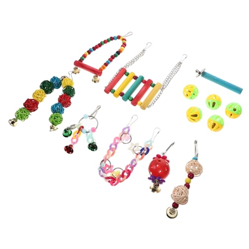 MERRYHAPY Käfig Vogel Spielzeug Hängende Schaukel Für Papageien Langlebiges Vogelspielzeug Vogelkäfig Zubehör Nymphensittich Spielzeug MERRYHAPY Käfig Vogel Spielzeug Hängende Schaukel Für Papageien Langlebiges Vogelspielzeug Vogelkäfig Zubehör Nymphensittich Spielzeug von MERRYHAPY
