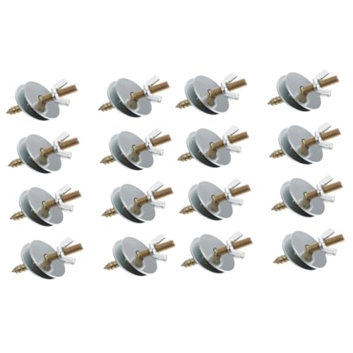 MERRYHAPY 16 Sets Edelstahl-halteschrauben Für Papageienstangen Vogelkäfig-Schrauben Bolzen-Set Einfache Installation Zubehör Für Käfigbefestigungen von MERRYHAPY