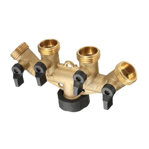 MERRYHAPY 1Satz Einstellbarer Gartenschlauchsplitter Schlauchadapter für Effiziente Bewässerung für Garten Sprinklersystem und Tropfbewässerung von MERRYHAPY