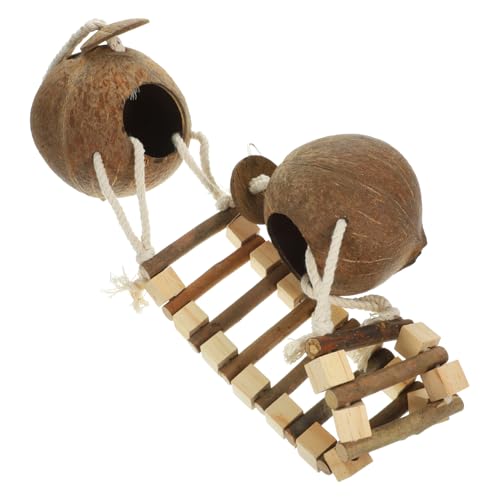 MERRYHAPY 1Satz Kokosnuss Vogelbett mit Dekoratives Vogelhaus für Haustiere Hängendes für Sittiche Cockatiels und Kanarienvögel Sicheres Schlafnest zur Stressreduktion MERRYHAPY 1Satz Kokosnuss Vogelbett mit Dekoratives Vogelhaus für Haustiere Hängendes für Sittiche Cockatiels und Kanarienvögel Sicheres Schlafnest zur Stressreduktion von MERRYHAPY