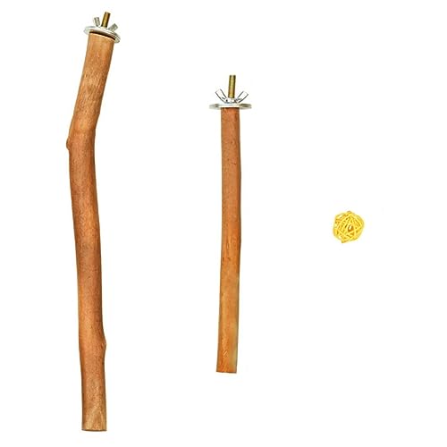 MERRYHAPY 1satz Vogelsitzstangen Aus Holz Teiliges Vogelspielzeug Für Wellensittiche Papageien Und Andere Vögel Einfache Installation Komfortable Plattform Für Spiel Und Abenteuer von MERRYHAPY
