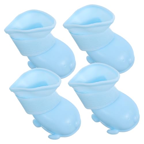 MERRYHAPY 1Satz wasserdichte Regenstiefel für rutschfeste Haustierschuhe Verstellbare für Schnee für Schützende Pfotenpflege MERRYHAPY 1Satz wasserdichte Regenstiefel für rutschfeste Haustierschuhe Verstellbare für Schnee für Schützende Pfotenpflege von MERRYHAPY